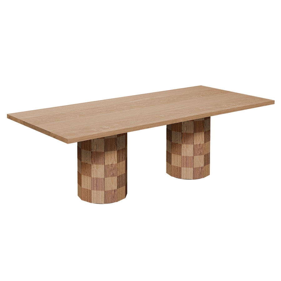 checkerboard dining table