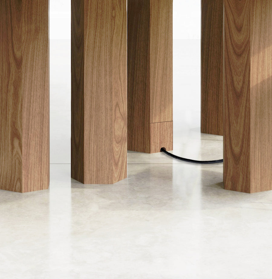 meeting table - hidden wiring