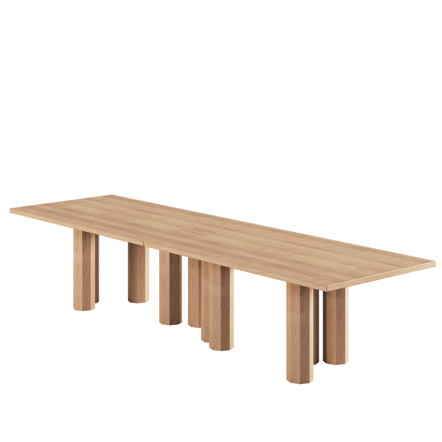 long modern dining table